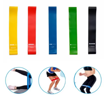 Resistance Bands for Working Out, Exercise Bands for Women & Men, Latex Elastic Bands for Yoga, Pilates, Rehab, Fitness and Home Workout, Strength Bands for Booty