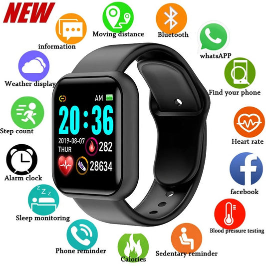 116plus Smart Watch Men Women Bluetooth Connected Phone Music Fitness Sports Bracelet Sleep Monitor Multifunctional Smartwatch