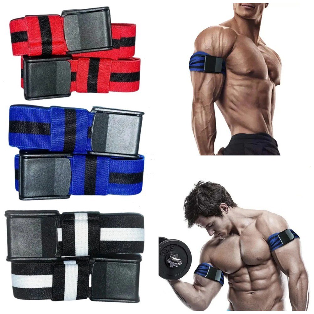 Gym Fitness Occlusion Bands for Bodybuilding Weightlifting Arm Leg Blood Flow Restriction Training Heavy Workouts Muscle Growth