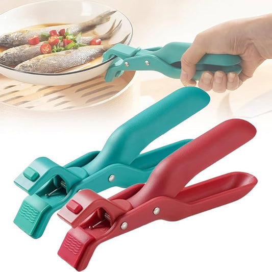 Multi-Function Anti-Scald Bowl Clip for Kitchen, Hot Bowl Dish Plate Gripper Clips Tongs Clamp Holder, Kitchen Silicone Anti Scald Clip for Air Fryer & Food Steamer & Oven & Microwave Oven