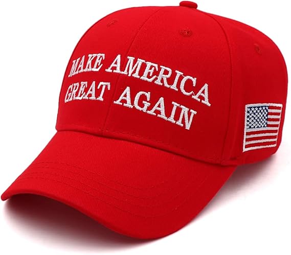 AGA Hat Trump Hat 2024 Embroidered Make America Great Again Slogan with USA Flag Cap Trump Merchandise for Women Men