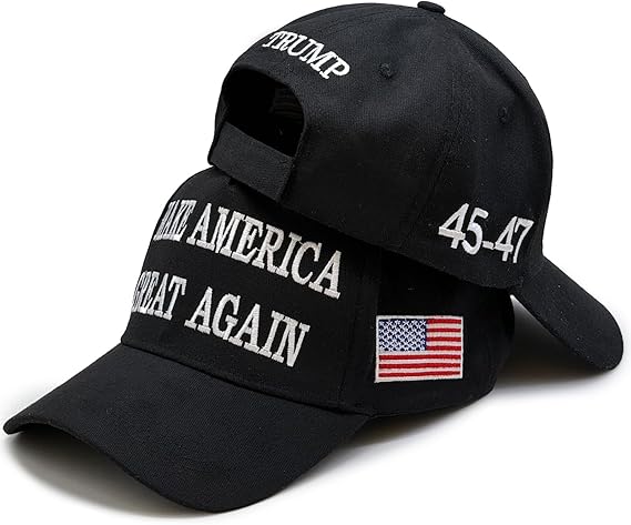 AGA Hat Trump Hat 2024 Embroidered Make America Great Again Slogan with USA Flag Cap Trump Merchandise for Women Men