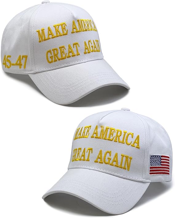 AGA Hat Trump Hat 2024 Embroidered Make America Great Again Slogan with USA Flag Cap Trump Merchandise for Women Men