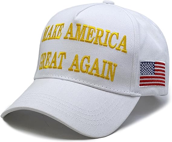 AGA Hat Trump Hat 2024 Embroidered Make America Great Again Slogan with USA Flag Cap Trump Merchandise for Women Men