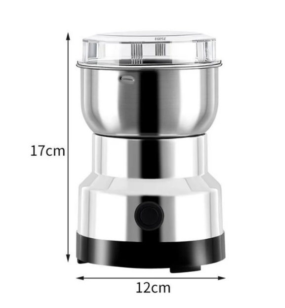 Mini Spice Coffee Grinder Electric 10s Fast Grinding Multifunction Smash Machine Portable Dry Grain Mill Grinder