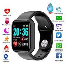 Gift D20 smart watch heart rate step tracker 1.44 new Y68 smart bracelet with smart features