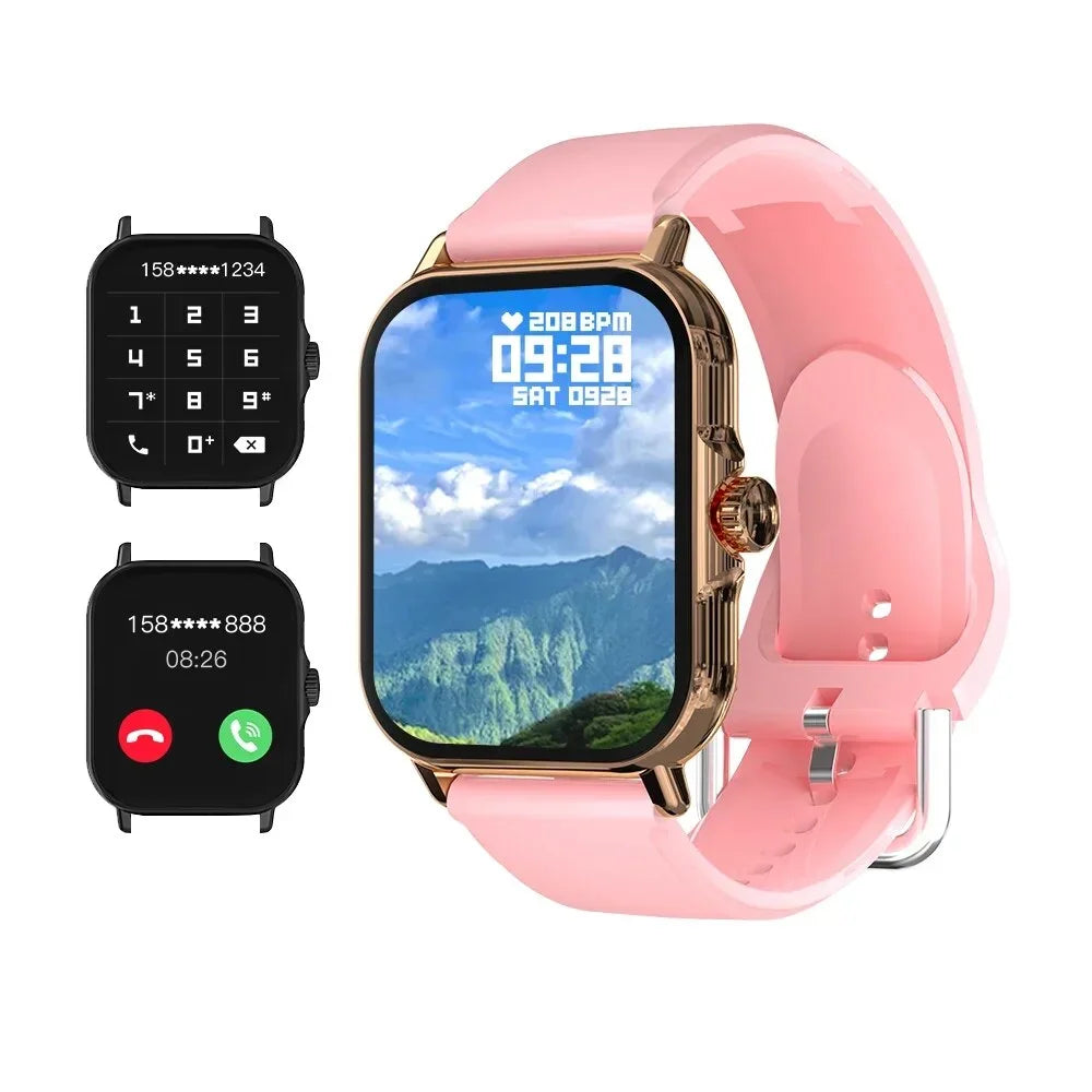 Smartwatch 2024 Men Women Sports Fitness Health Monitor Answer Make Call Multi-Platform Message Alert For Android IOS Gift